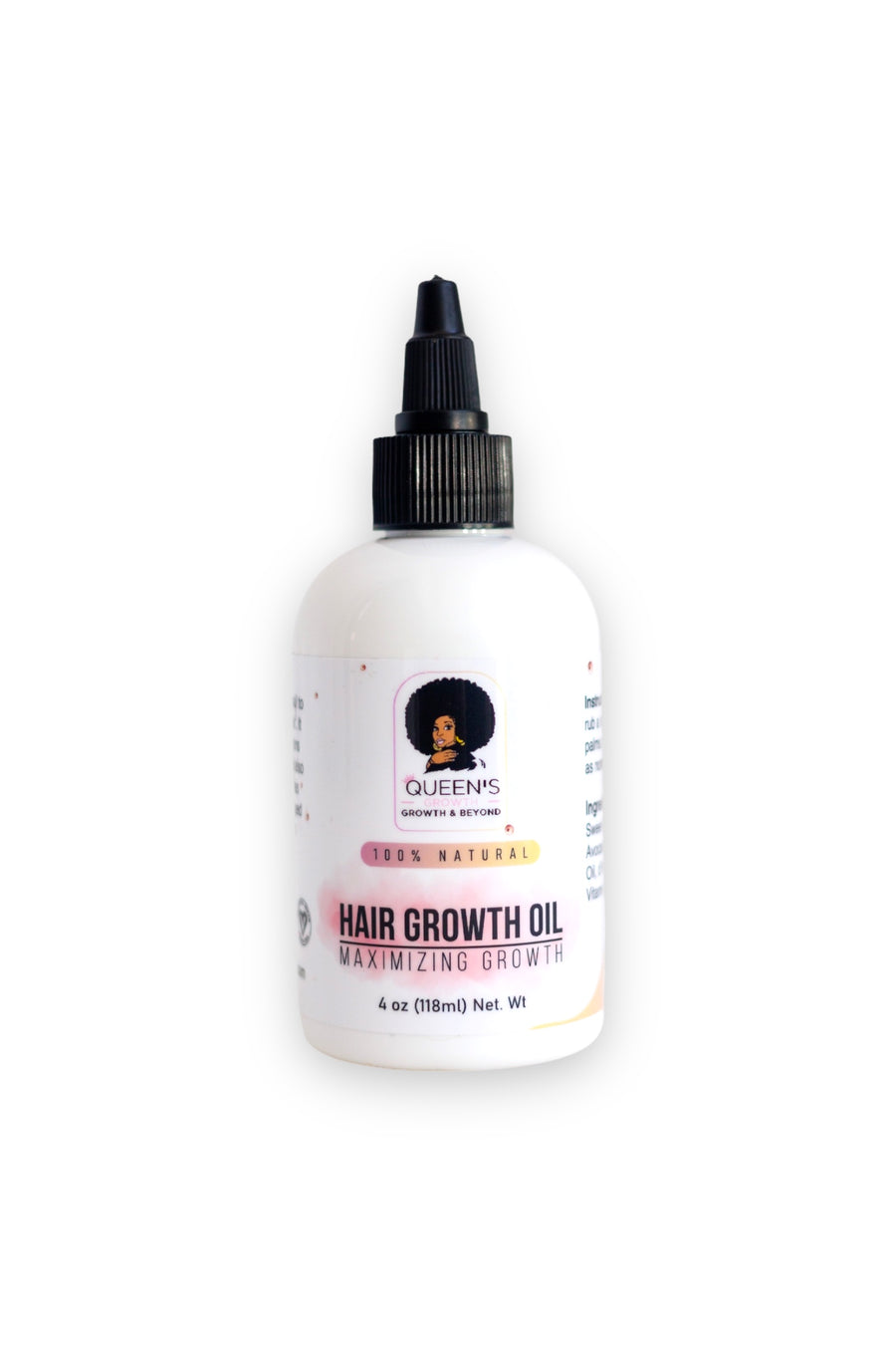 Organic Hair Growth Oil - Queen's Growth
